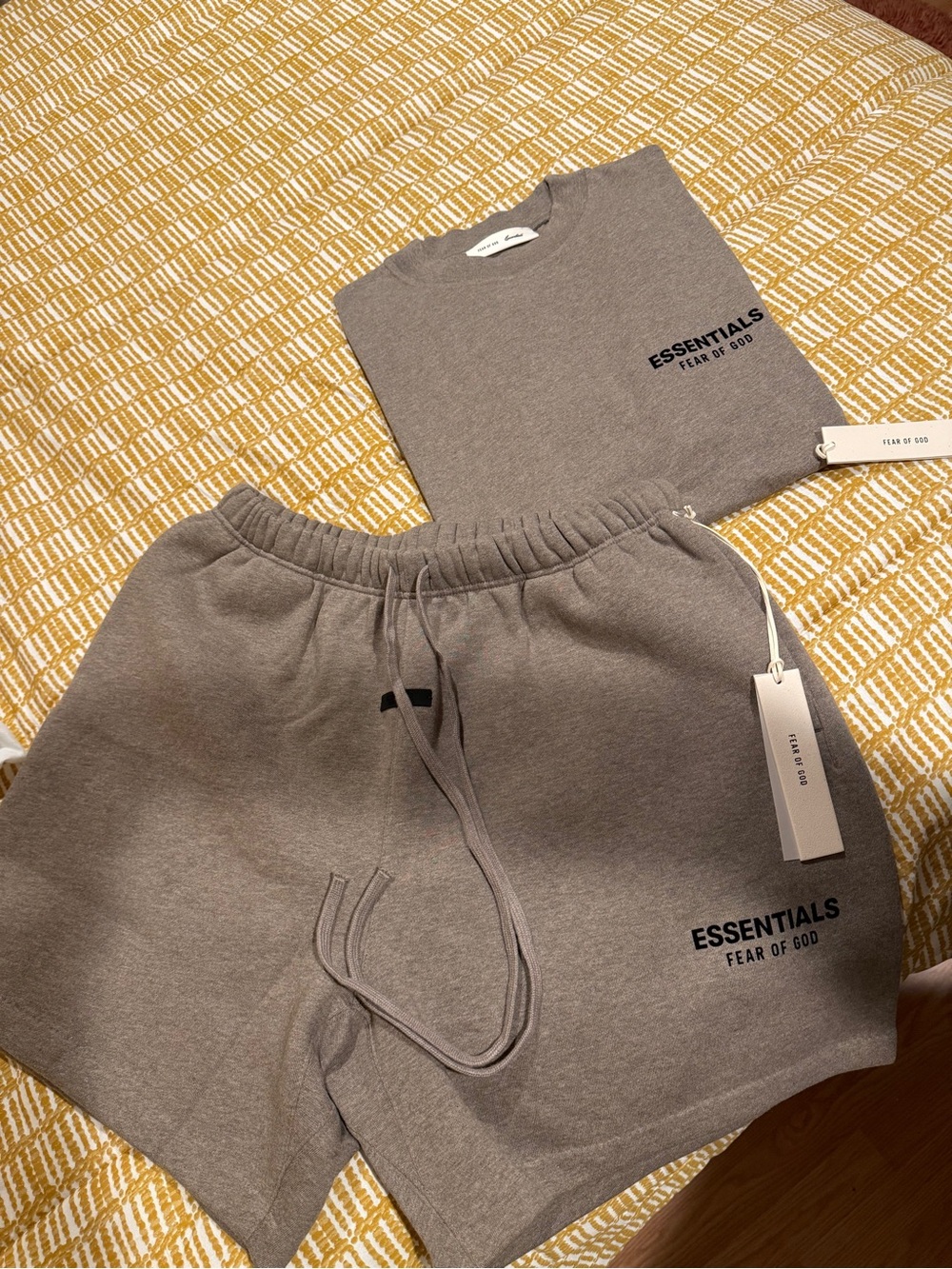 Fear of God ESSENTIALS Men’s Shorts with Black Logo (Not sold as a set)